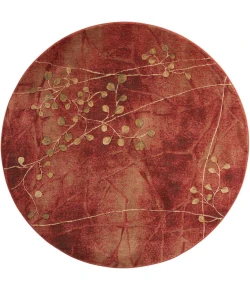 Nourison Home Somerset ST74 Flame 5 ft. 6 in. Round Area Rug