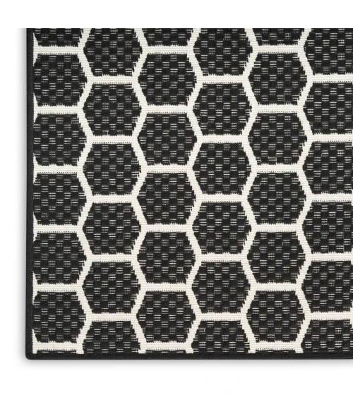 Nourison Twist Reversible Black TWS01 12 ft. Rect. Rug