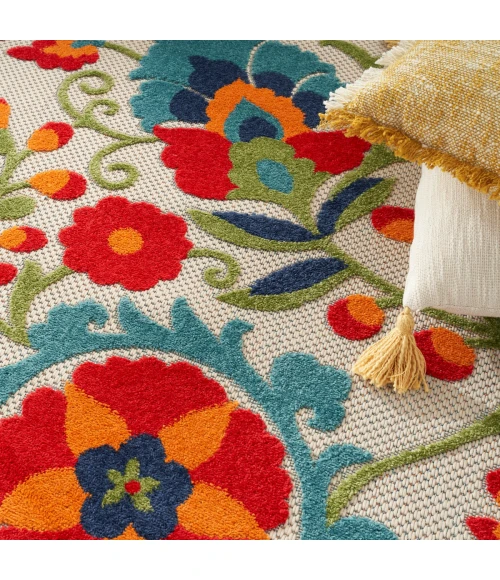 Nourison Aloha Area Rug ALH17 Multicolor 10' x 14'