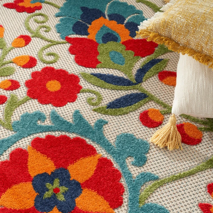 Nourison Aloha Area Rug ALH17 Multicolor 10' x 14'