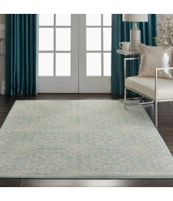 Nourison Home Jubilant JUB06 Ivory Green 4 ft. X 6 ft. Area Rug