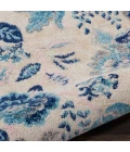 Nourison Tranquil Area Rug TRA02-Ivory/Light Blue