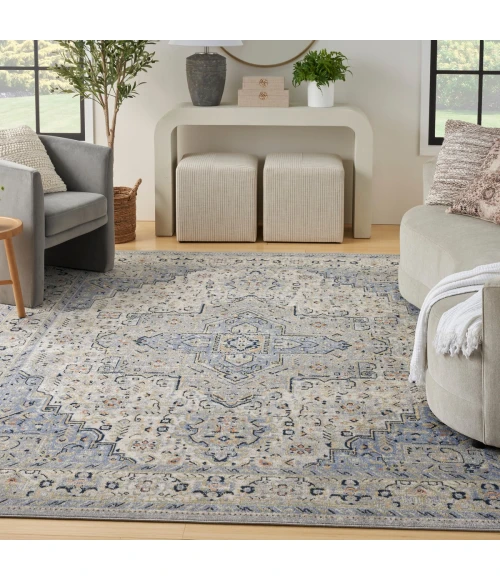 Nourison Nourison Essentials Persian Blue NRE07 8 ft. X 10 ft. Rect. Rug
