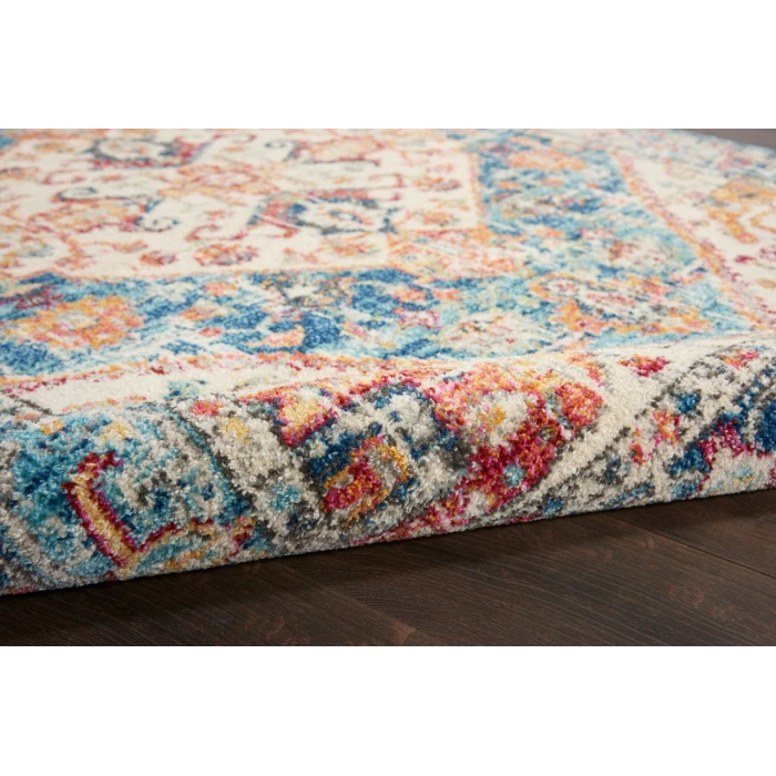 Nourison Passion Area Rug PSN23-Ivory/Light Blue