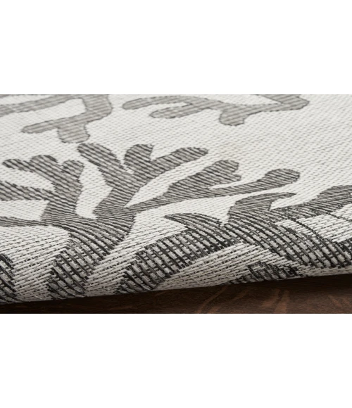 Nourison Garden Oasis Grey GOA05 4 ft. X 6 ft. Rectangle Rug
