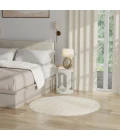 Nourison Serenity Home Ivory Cream SRH05 4 ft. X Round Rug