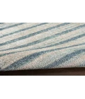 Nourison Astra Machine Washable Blue ASW03 5 ft. 3 in. X 7 ft. Rectangle Rug