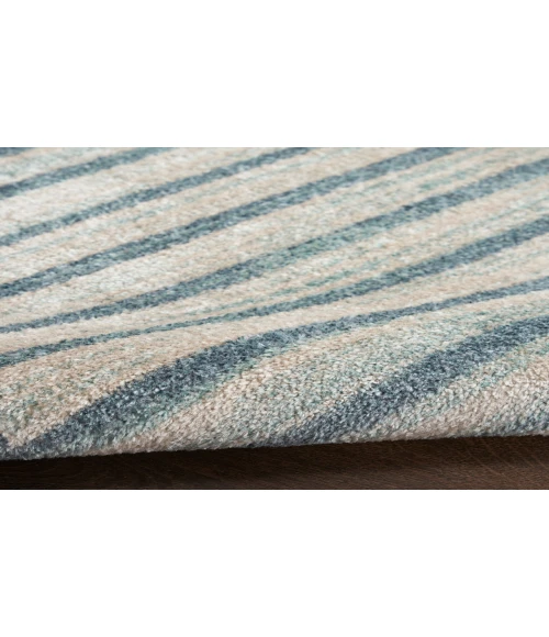 Nourison Astra Machine Washable Blue ASW03 5 ft. 3 in. X 7 ft. Rectangle Rug