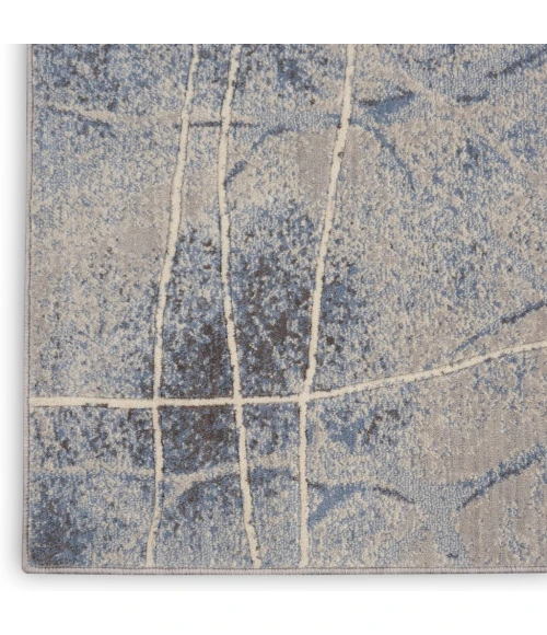 Nourison Somerset Area Rug ST74-Silver/Blue