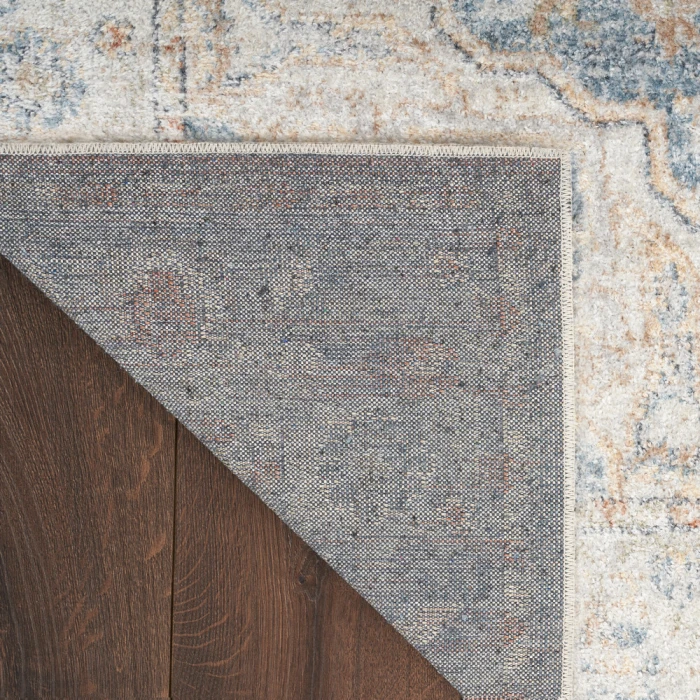 Nourison Astra Machine Washable Area Rug ASW12 Denim Multi