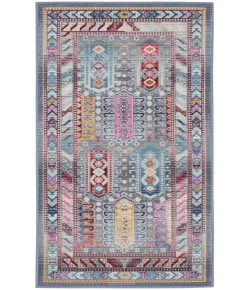 Nourison Home Vintage Kashan VKA06 Grey/Multi 2 ft. X 4 ft. Area Rug