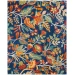 Nourison Home Allur ALR09 Navy Multicolor 7 ft. 10 in. X 9 ft. 10 in. Area Rug