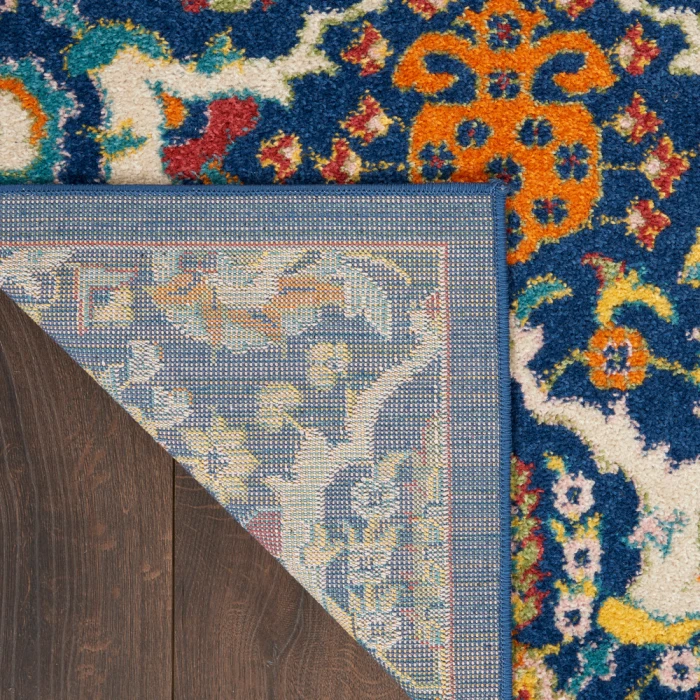 Nourison Allur Area Rug ALR03 Navy Multicolor