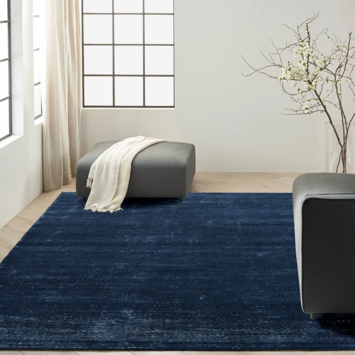 Calvin Klein Valley Blue VLL01 9 ft. X 12 ft. Rect. Rug
