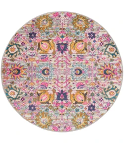 Nourison Home Passion PSN01 Silver 4 ft. Round Area Rug