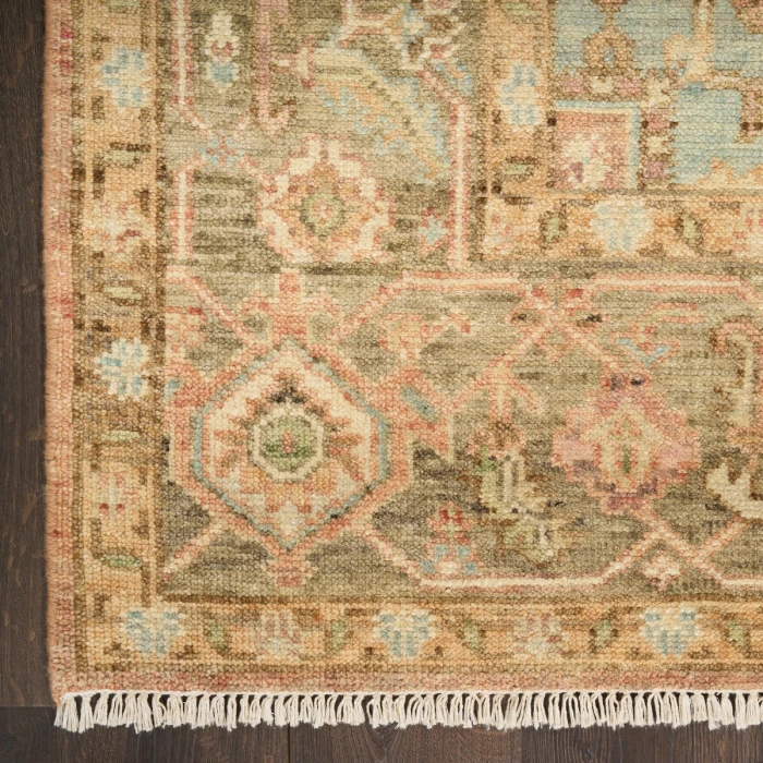 Nourison Heritage Vine Rust HTV06 12 ft. X 15 ft. Rect. Rug