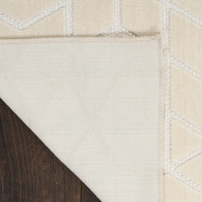 Nourison Washable Charm Ivory WCH01 6 ft. X 9 ft. Rect. Rug