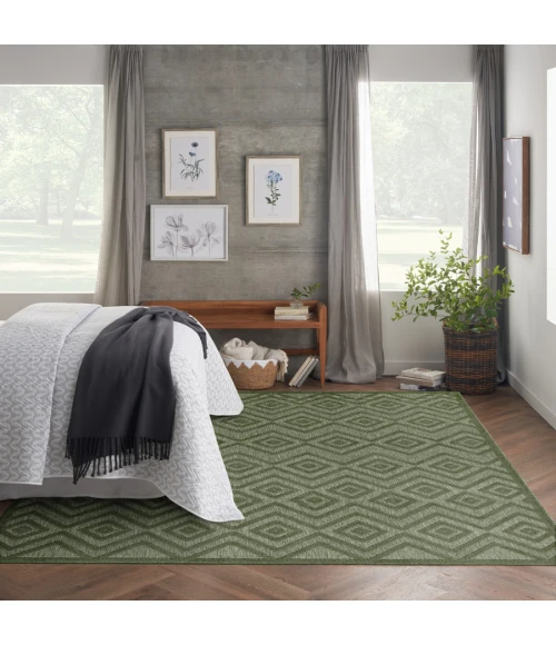 Nourison Home Versatile Green NRV01 10 ft. X 14 ft. Rectangle Rug