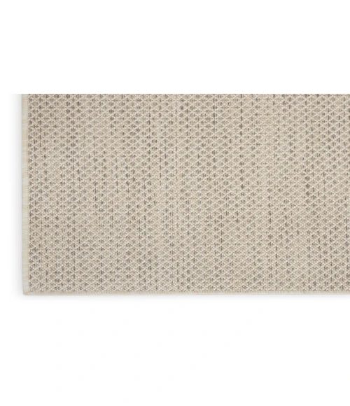 Nourison Courtyard Ivory Silver COU01 2 ft. 2 in. X 20 ft. Rectangle Rug