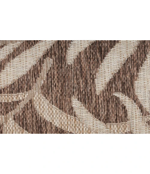 Nourison Garden Oasis Mocha GOA01 5 ft. X 7 ft. Rectangle Rug