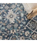 Kathy Ireland American Manor Area Rug AMR01 Blue/Ivory 3'11" x 5'11"
