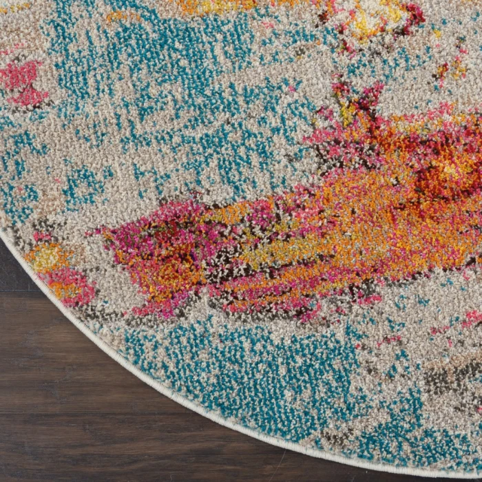 Nourison Celestial Round Area Rug CES02-Sealife