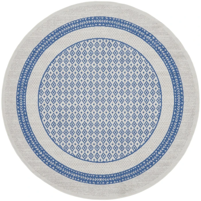 Nourison Whimsicle Area Rug WHS13-Ivory Blue