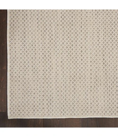 Nourison Courtyard Area Rug COU01-Ivory Silver