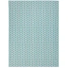 Nourison Home Twist Reversible TWS01 Aqua 9 ft. X 12 ft. Area Rug