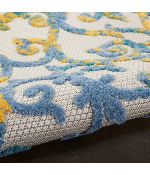 Nourison Aloha Area Rug ALH21-Ivory Blue