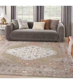 Nourison Home Astra Machine Washable ASW11 Sage Multi 9 ft. X 12 ft. Area Rug