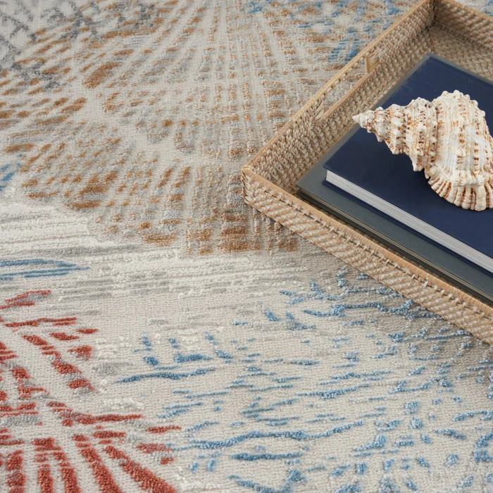 Nourison Seaside Multicolor SDS04 8 ft. X 10 ft. Rect. Rug