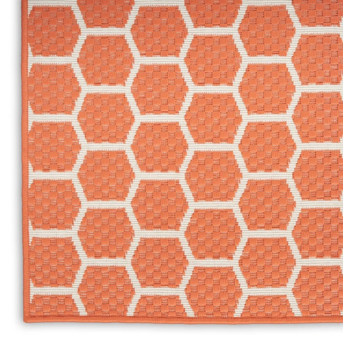 Nourison Twist Reversible Coral TWS01 8 ft. Rect. Rug