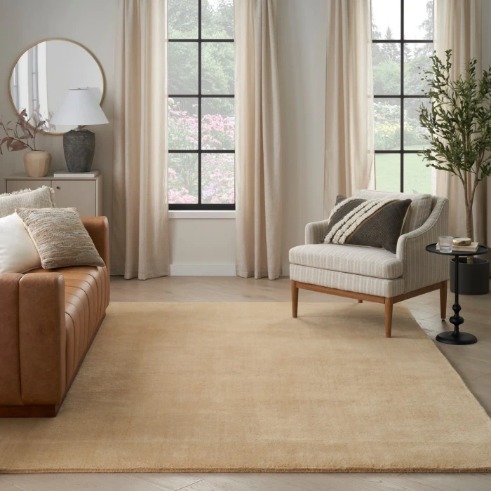 Nourison Plush Cloud Camel PLC01 9 ft. X 12 ft. Rect. Rug