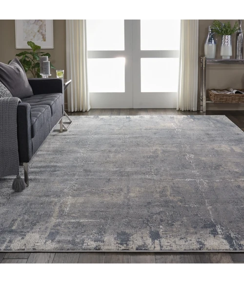 Nourison Rustic Textures Area Rug RUS06-Grey/Beige