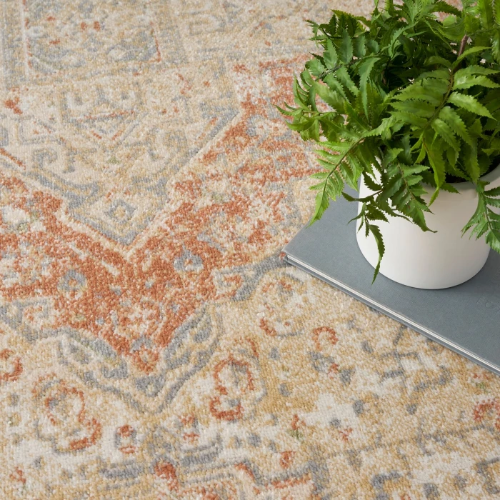 Nourison Nourison Essentials Persian Beige Rust NRE07 5 ft. X 7 ft. Rect. Rug