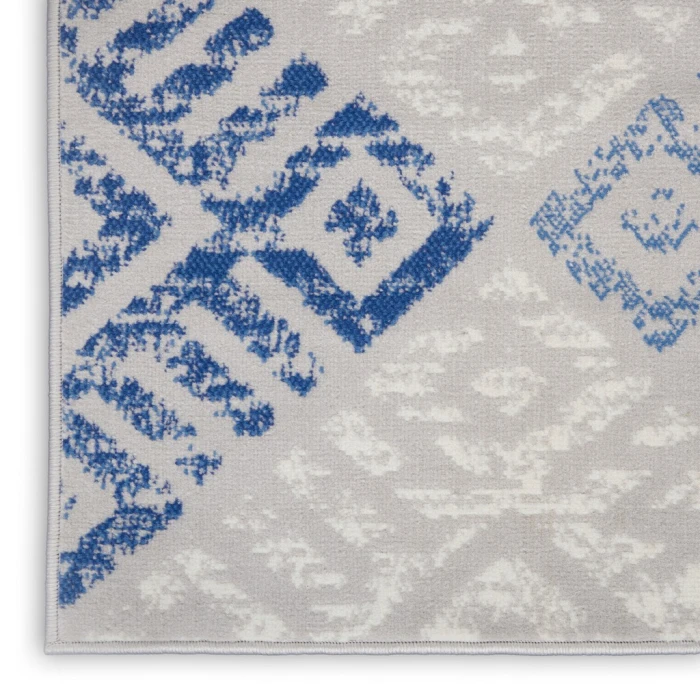 Nourison Whimsicle Area Rug WHS18-Grey Blue
