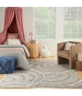 Nourison Astra Machine Washable Area Rug ASW08 Ivory/Multi