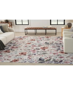 Nourison Home Nourison Washables NWB01 Ivory Pink 5 ft. 2 in. X 7 ft. Area Rug