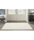 Nourison Versatile Ivory White NRV01 5 ft. Square Rug