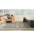 Nourison Serenity Home Ivory Grey Blue SRH02 5 ft. 3 in. X 7 ft. 3 in. Rectangle Rug