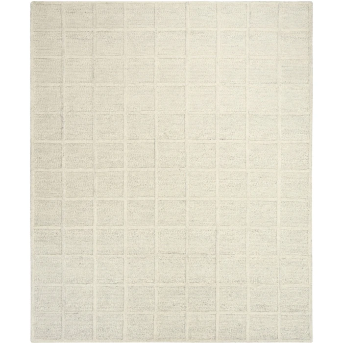 DKNY Pure Framework Cream / Ivory FRA01 5ft. x 7ft.6in. Rect. Rug
