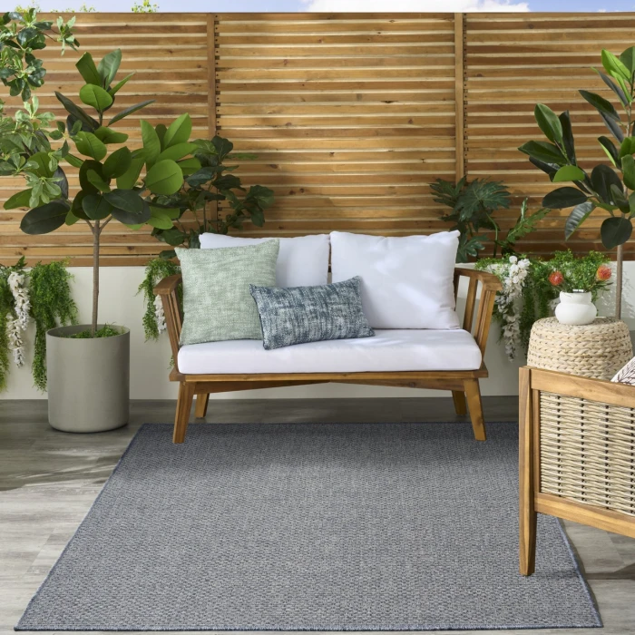Nourison Home Tulum Blue TLM03 4ft. x 6ft. Rect. Rug