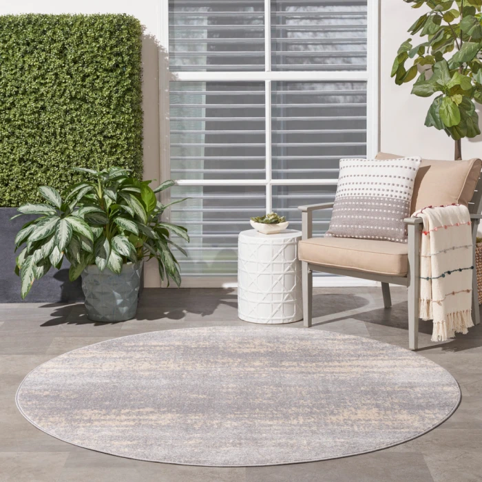 Nourison Nourison Essentials Area Rug NRE03 Grey/Beige