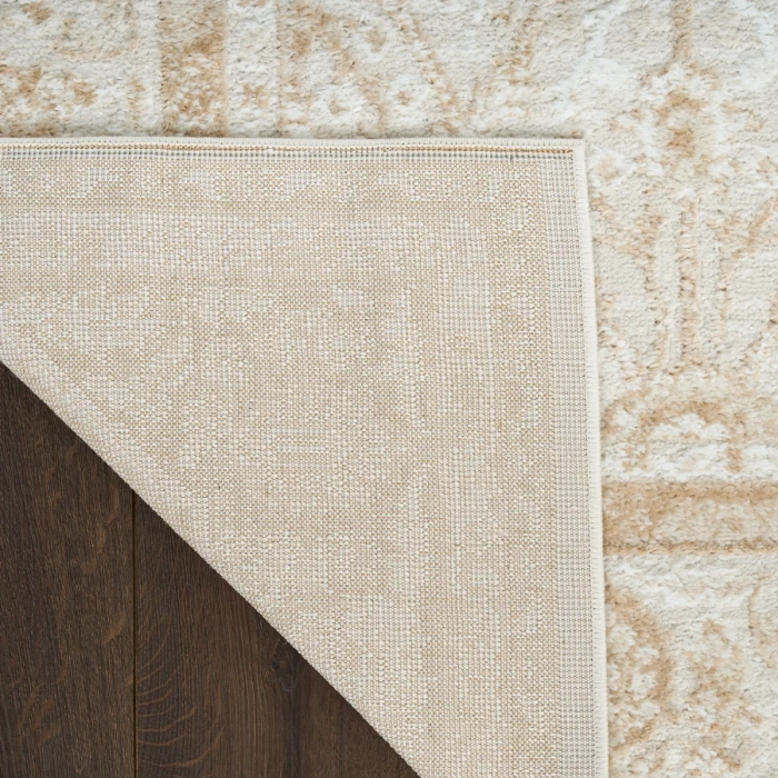 Nourison Dekor Cream Beige DEK03 5 ft. 3 in. X 7 ft. Rect. Rug