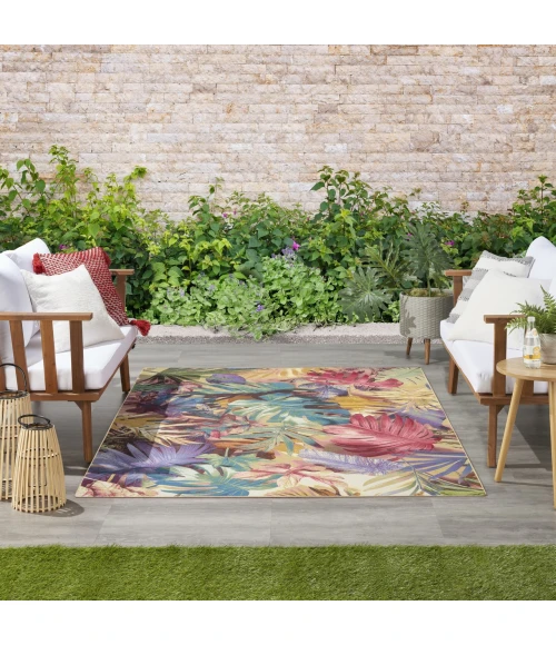 Nourison Home Color Splash Multicolored CSP07 5ft.3in. x 7ft.3in. Rect. Rug