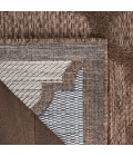 Nourison Easy Care Brown NES01 2 ft. 2 in. X 10 ft. Rect. Rug