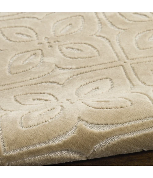 Nourison Home Washable Charm Beige WCH03 2ft. x 3ft. Rect. Rug
