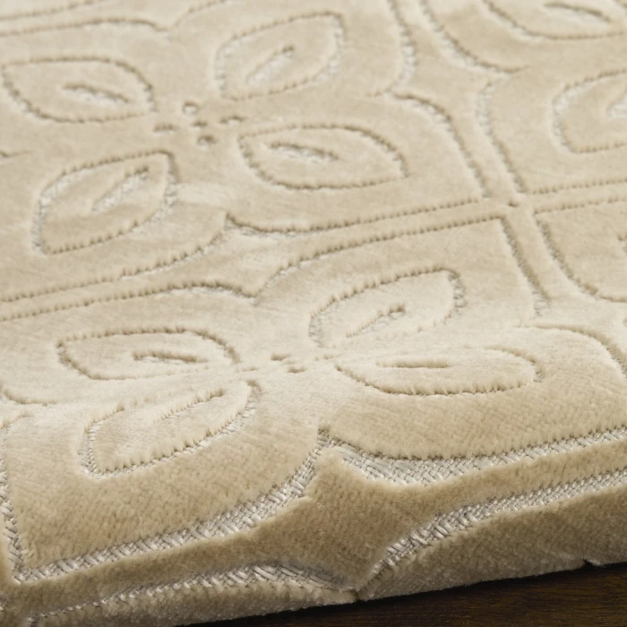 Nourison Home Washable Charm Beige WCH03 2ft. x 3ft. Rect. Rug