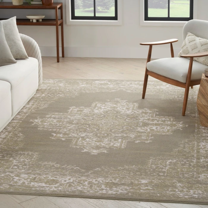 Nourison Grafix Olive GRF14 7 ft. X 10 ft. Rect. Rug